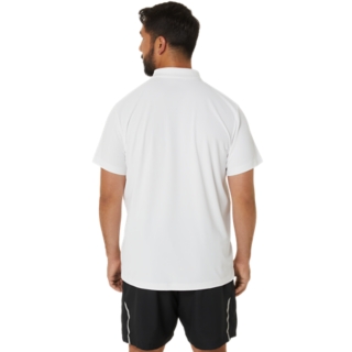 New Look short sleeve polo in white