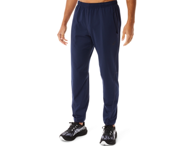 MEN'S BRUSHED KNIT PANTS | Midnight | Pants & Tights | ASICS