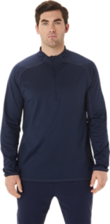 MEN'S ACTIBREEZE JACQUARD 1/2 ZIP TOP | Midnight | Long Sleeve Shirts ...