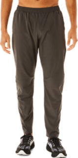 MEN'S WOVEN PANTS | Obsidian Grey | Pants & Tights | ASICS