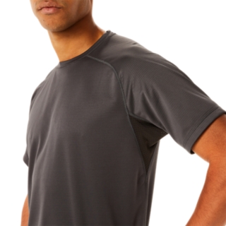 MEN'S ACTIVE SHORT SLEEVE TOP, Obsidian Grey, T-Shirts & Tops