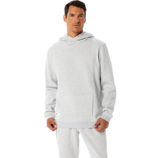 Buy Fitkin Mens Grey Fleece Winter Hoodie Sweatshirt Online