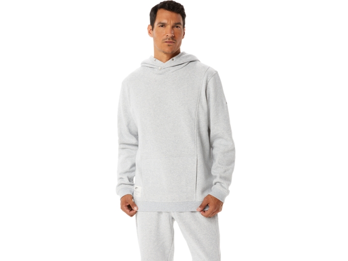 MEN'S ASICS SUNDAY SANA FLEECE HOODIE | Light Grey Heather | Hoodies &  Sweatshirts | ASICS