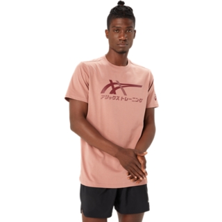 TIGER SS TEE Men Umeboshi Antique Red Shirts met korte mouwen voor heren ASICS Outlet NL