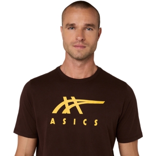ASICS STRIPE SHORT SLEEVE TEE, Image 4 of 6