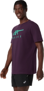 ASICS STRIPE SHORT SLEEVE TEE, Image 3 of 6