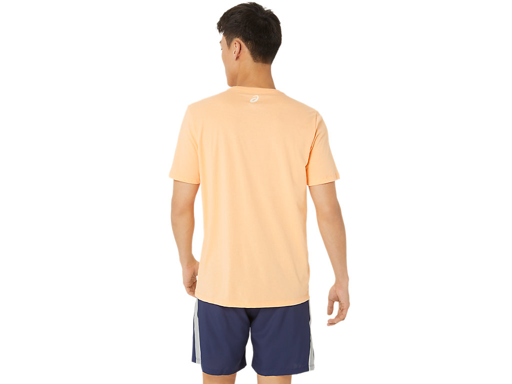 ASICS STRIPE SHORT SLEEVE TEE | Unisex | Summer Dune ASICS STRIPE SHORT SLEEVE TEE | Unisex | Summer Dune
