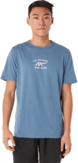 MEN'S LA MARATHON SHORT SLEEVE, Asics Blue, T-Shirts & Tops