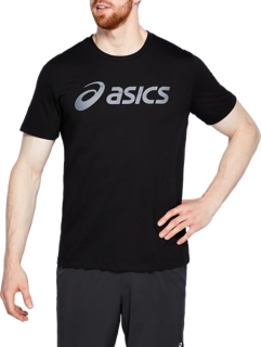 Men's LOGO TEE | Performance Black | Short Sleeved Tops | ASICS