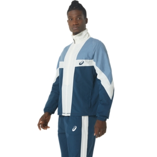 TIGER TRACKSUIT JACKET STEEL BLUE/CREAM/FRENCH BLUE