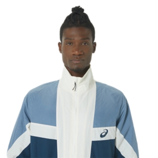 TIGER TRACKSUIT JACKET STEEL BLUE/CREAM/FRENCH BLUE