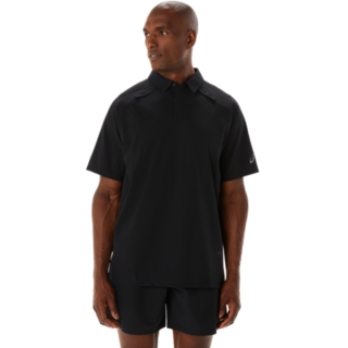 MEN'S ACTIBREEZE JACQUARD POLO SHIRT | Performance Black | T