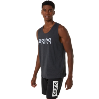 HEX GRAPHIC COTTON BLEND TANK, Image 3 of 7