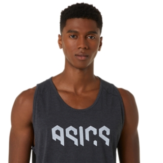 HEX GRAPHIC COTTON BLEND TANK, Image 4 of 7