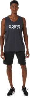 HEX GRAPHIC COTTON BLEND TANK, Image 7 of 7