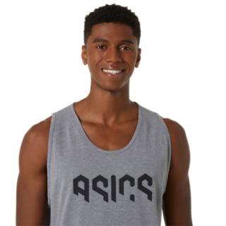 HEX GRAPHIC COTTON BLEND TANK, Image 4 of 7