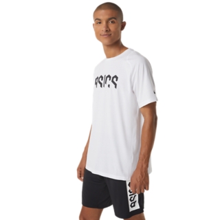 ASICS HEX GRAPHIC COTTON BLEND SHORT SLEEVED TEE, Image 3 of 7