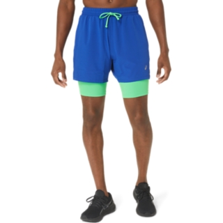 MEN S NEW STRONG rePURPOSED RUN SHORT Royal Track Shorts ASICS