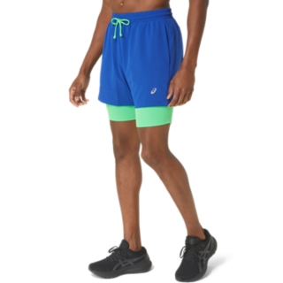 asic running shorts