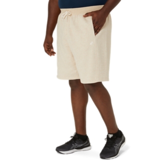 MEN S ASICS SUNDAY SANA FLEECE SHORT Beige Heather Shorts ASICS