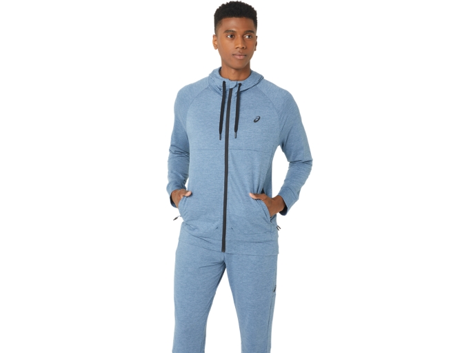 mean machine age 別注CROPPED FZ HOODIE フリー MEN'S TECH FZ HOODIE 2.0 | Men | Steel Blue Spacedye | Men's
