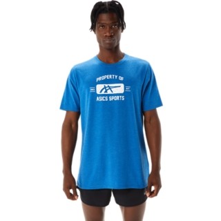 SHORT SLEEVE PROPERTY OF ASICS SPORTS TEE Men Lake Drive Heather Unisex Short Sleeve Shirts ASICS United States