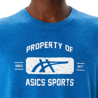 UNISEX SHORT SLEEVE PROPERTY OF ASICS SPORTS TEE | Lake Drive