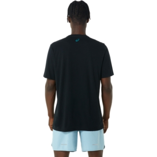 Men's Clothing - Global Running Short Sleeve Tee - Black