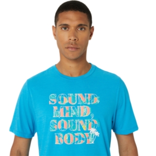 ASICS HIBISCUS SLOGAN TEE, Image 4 of 6