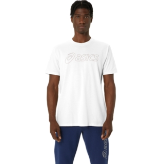 ASICS LOGO SS TEE Men Brilliant White Birch Herren Oberteile mit kurzen Armeln ASICS DE