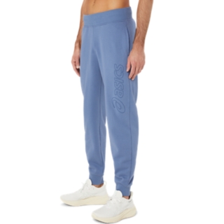 Men's ASICS LOGO SWEATPANT | Denim Blue/Thunder Blue | Trousers 