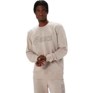 Mens sweatshirt clearance grey