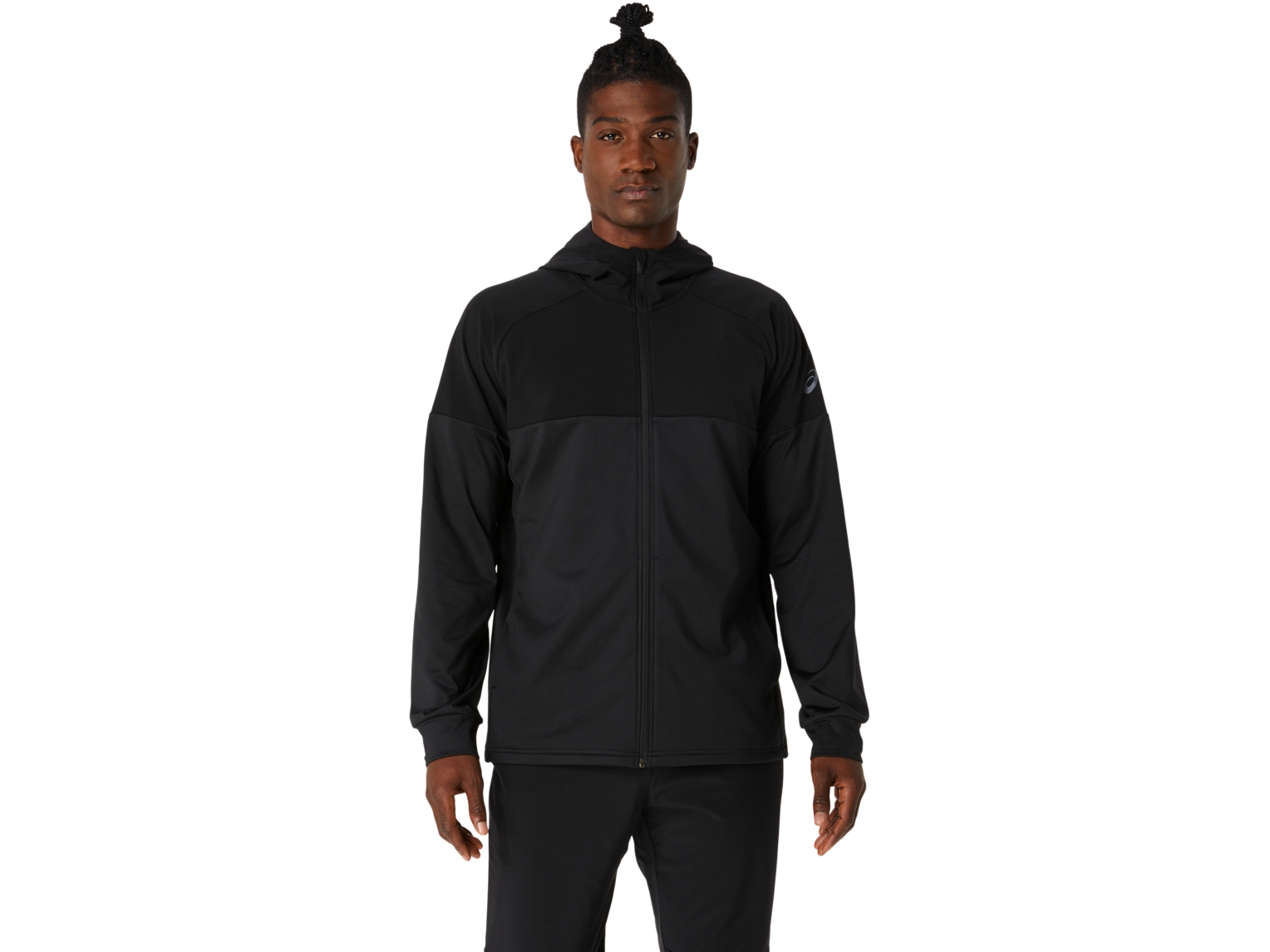 KNIT JERSEY FULL ZIP HOODIE