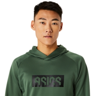 アシックスヘックスグラフィックフリースプルオーバーフーディー、画像 4 / 10