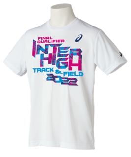 総体陸上予選 記念大会tシャツ ホワイト メンズ Tシャツ ポロシャツ Asics公式通販