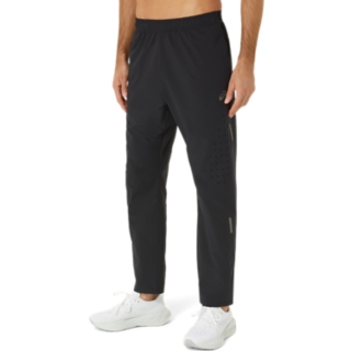 ASICS WINTER RUN PANT - Tracksuit bottoms - performance black/black 