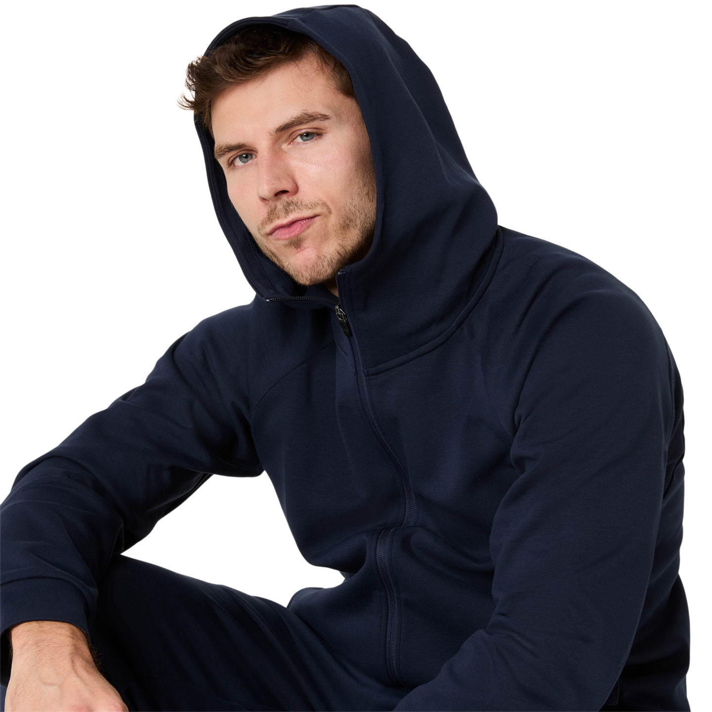 Мужская куртка ASICS Mobility Knit, цвет: Тёмно-синий — фото 4