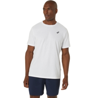 White Mens Running Shirts Shorts Clothing ASICS Australia