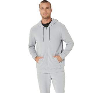 Gray Zip Up Hoodies