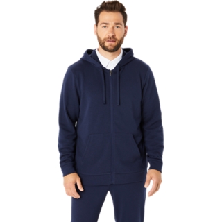 SWEAT FULL ZIP HOODIE Midnight Hoodies Sweatshirts ASICS