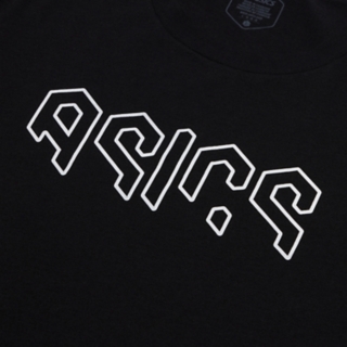 Image 6 of 7 of Men's Performance Black ASICS HEX GRAPHIC COTTON BLEND SHORT SLEEVED TEE Mens Short Sleeved Tops