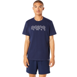 ASICS HEX GRAPHIC COTTON BLEND SHORT SLEEVED TEE, Image 1 of 7