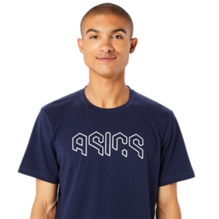 ASICS HEX GRAPHIC COTTON BLEND SHORT SLEEVED TEE, Image 4 of 7