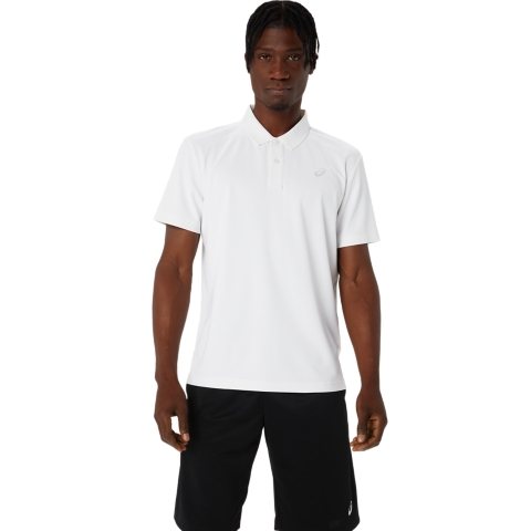 Мужское поло ASICS Short Sleeve Polo Shirt, цвет: Яркий белый