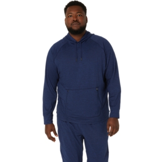 MEN'S DORAI QUARTER ZIP TOP | Asics Blue Heather | Hoodies 