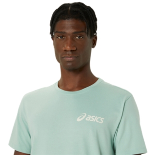 ASICS CHEST LOGO SS TEE Men Light Celadon Birch Maglie a maniche corte da uomo ASICS IT