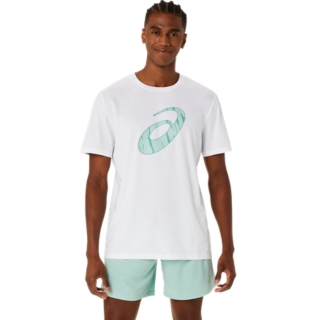 SEASONAL LOGO GRAPHIC SHORT SLEEVE TOP, Image 1 of 6