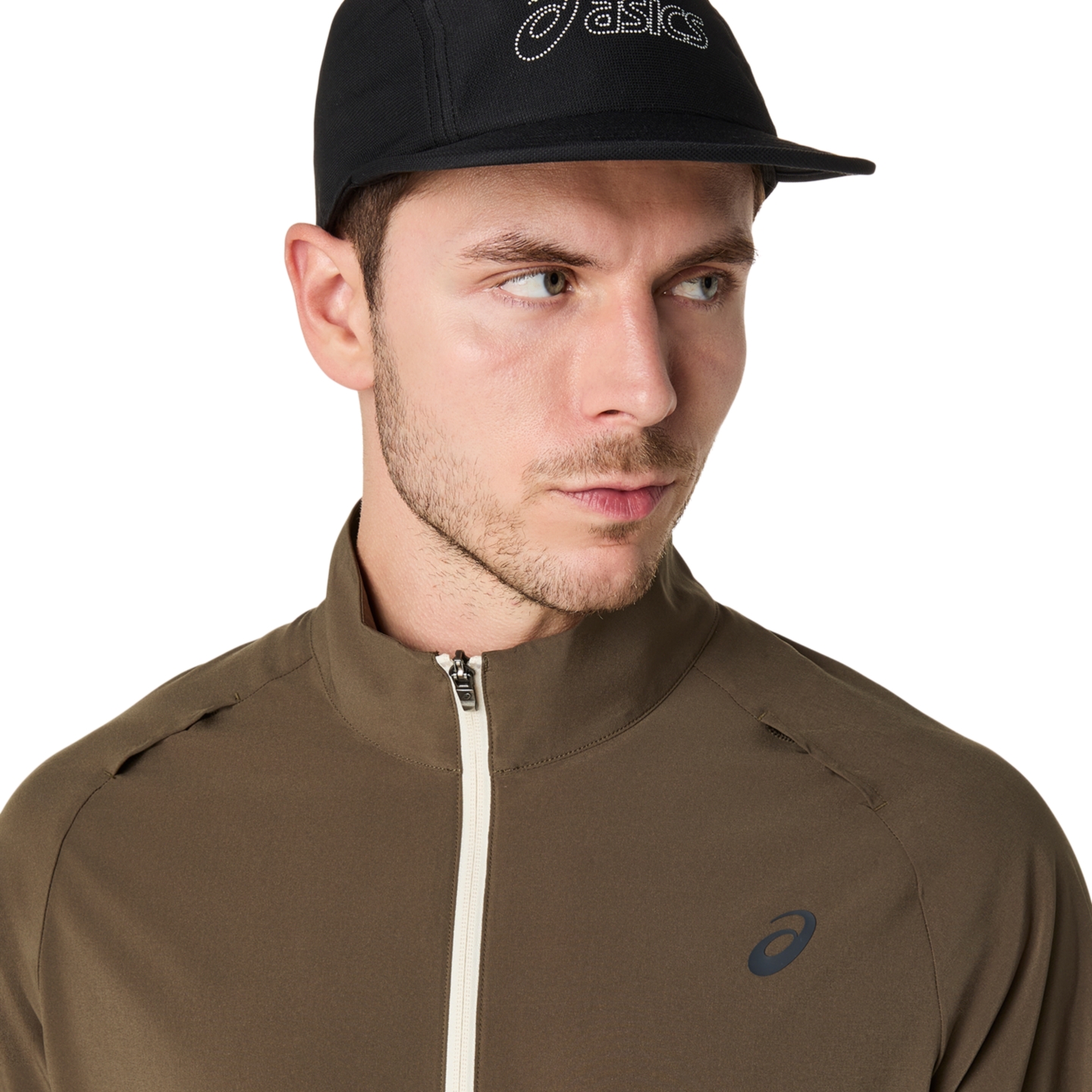 Мужская куртка ASICS Actibreeze Jacquard, цвет: Коричневый каменный — фото 4