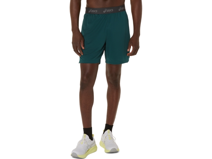 ACTIBREEZE VENTED KNIT 7IN SHORT | Saxon Green | Shorts | ASICS