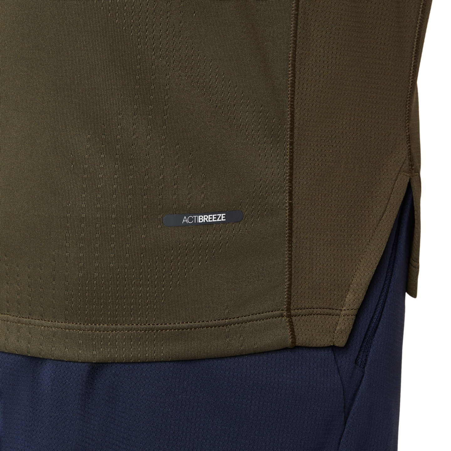 Мужской топ ASICS Actibreeze Panel Jacquard Short Sleeve Top, цвет: Коричневый каменный — фото 6